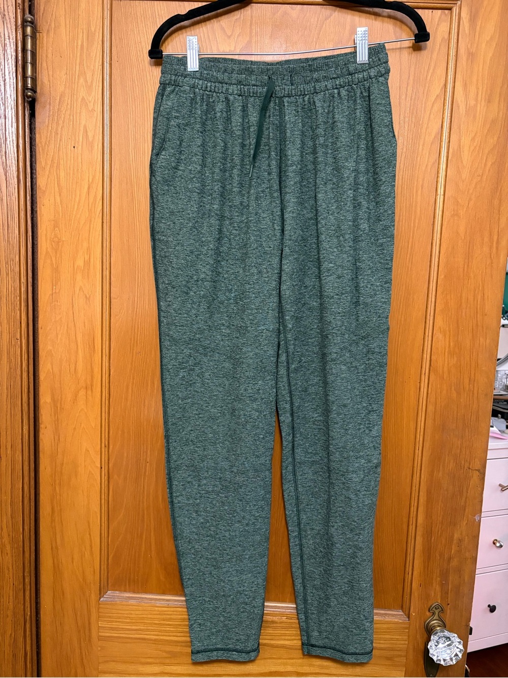 Outdoor Voices Heathered Olive Green Joggers